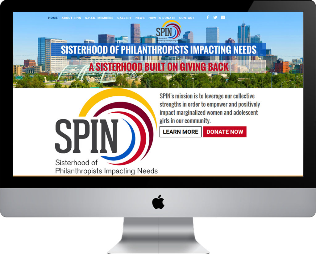 Sisterhood of Philanthropists Impacting Needs website